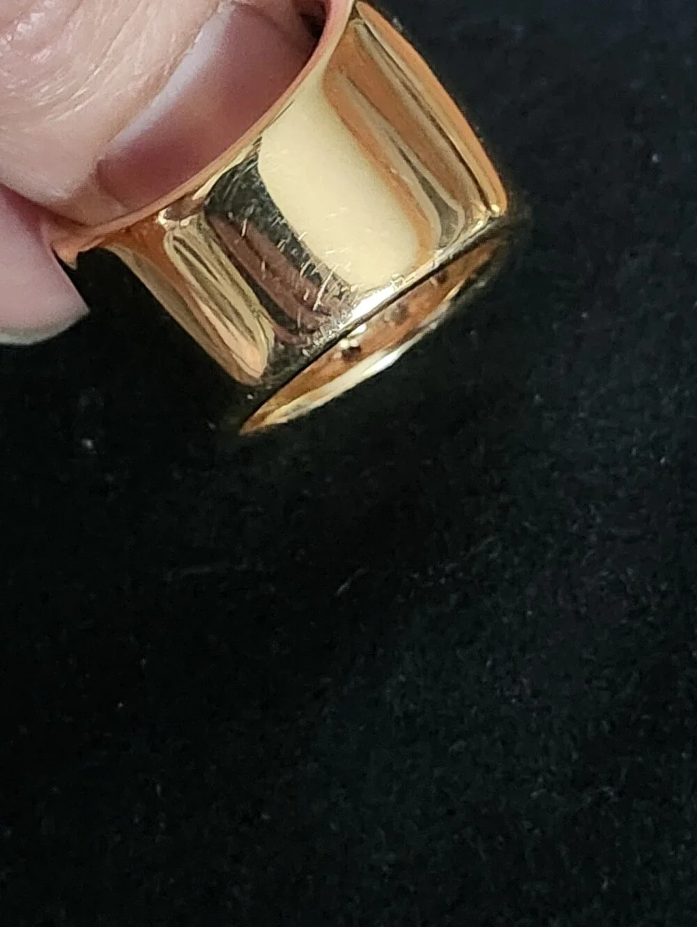 Nolan Miller Gold Tone Pavé Crystal Shield Ring Size 7